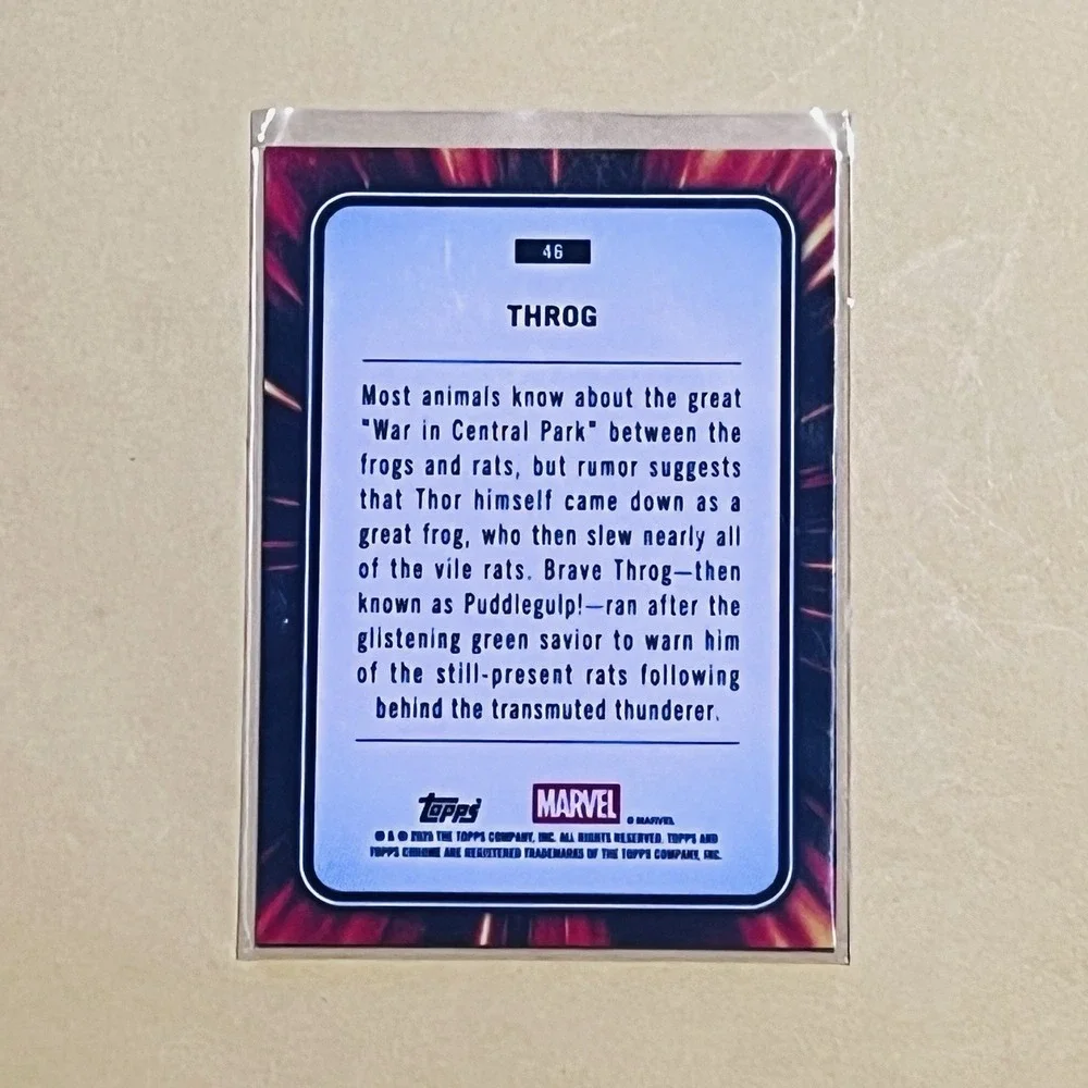 2025 Topps Chrome Marvel Throg #46 Base Card‎
